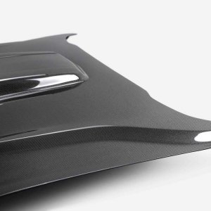 Ford Mustang Mach 1 Hood - Anderson Composites - Type-SK Double-Sided - Carbon Fiber - `21-`23